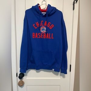 Chicago cubs baseball hoodie XXL like new crawling bear.